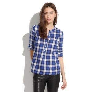 Madewell Smocked Popover Boy Shirt
